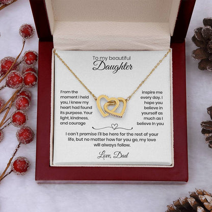 Daughter – Interlocking Heart Necklace  (86)