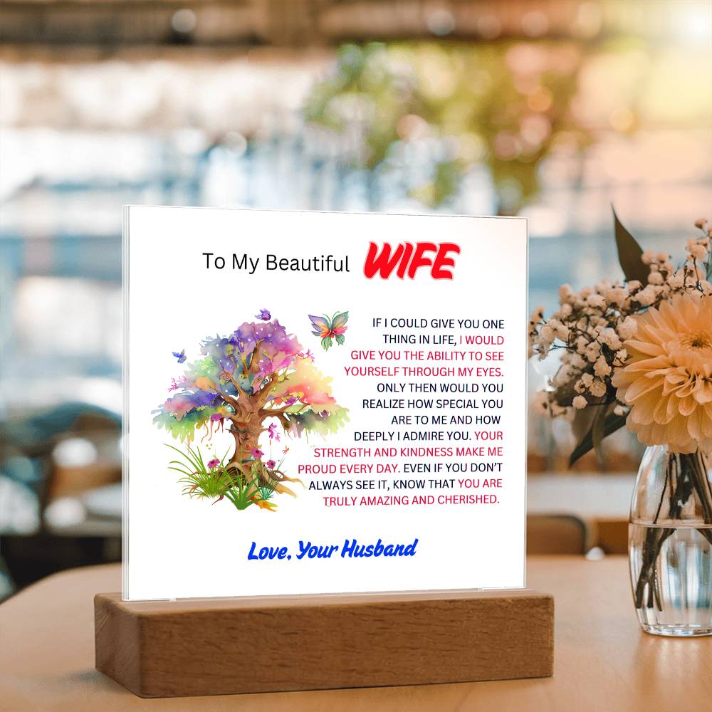 Acrylic Square Plaque