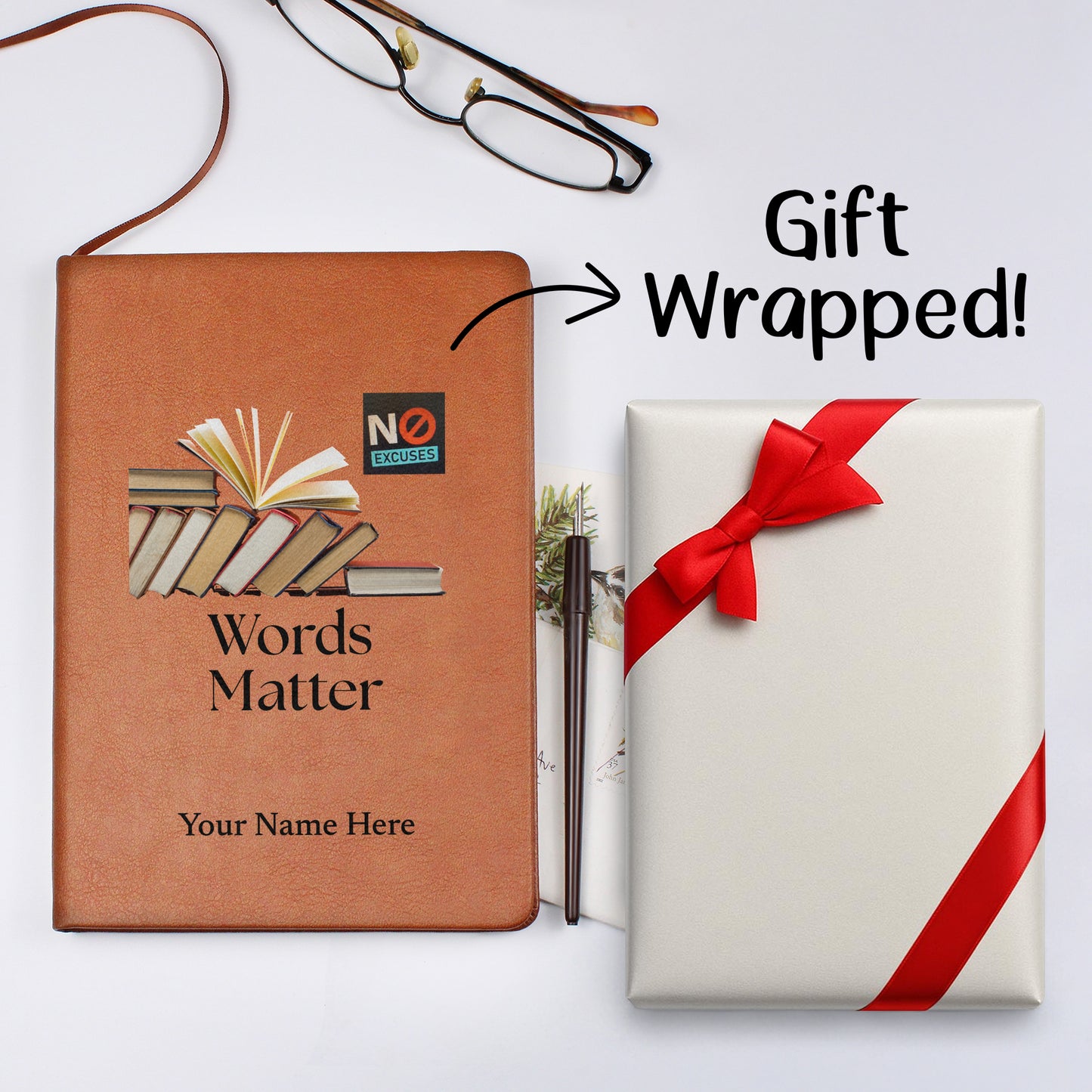 Graphic Journal with Free Gift Wrap-Book Club's Notebook