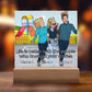 Acrylic Plaque – Personalized Best Friends – Transform Your Photo into Cartoon Style