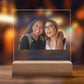 Acrylic Square Plaque-Personalized Besties
