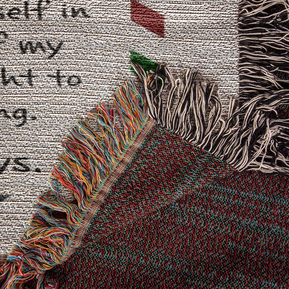 Artwork Heirloom Woven Blanket-Granddaughter
