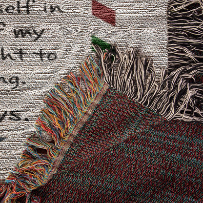 Artwork Heirloom Woven Blanket-Granddaughter