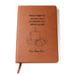Graphic Leather Journal-Personalized Self Discovery