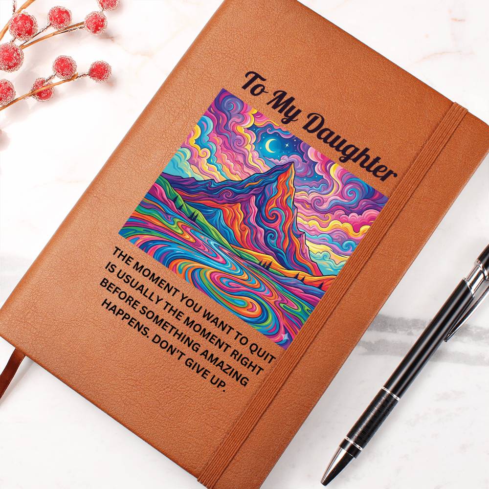 Graphic Journal with Free Gift Wrap-Motivational