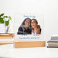 Acrylic Square Plaque-Personalized Besties