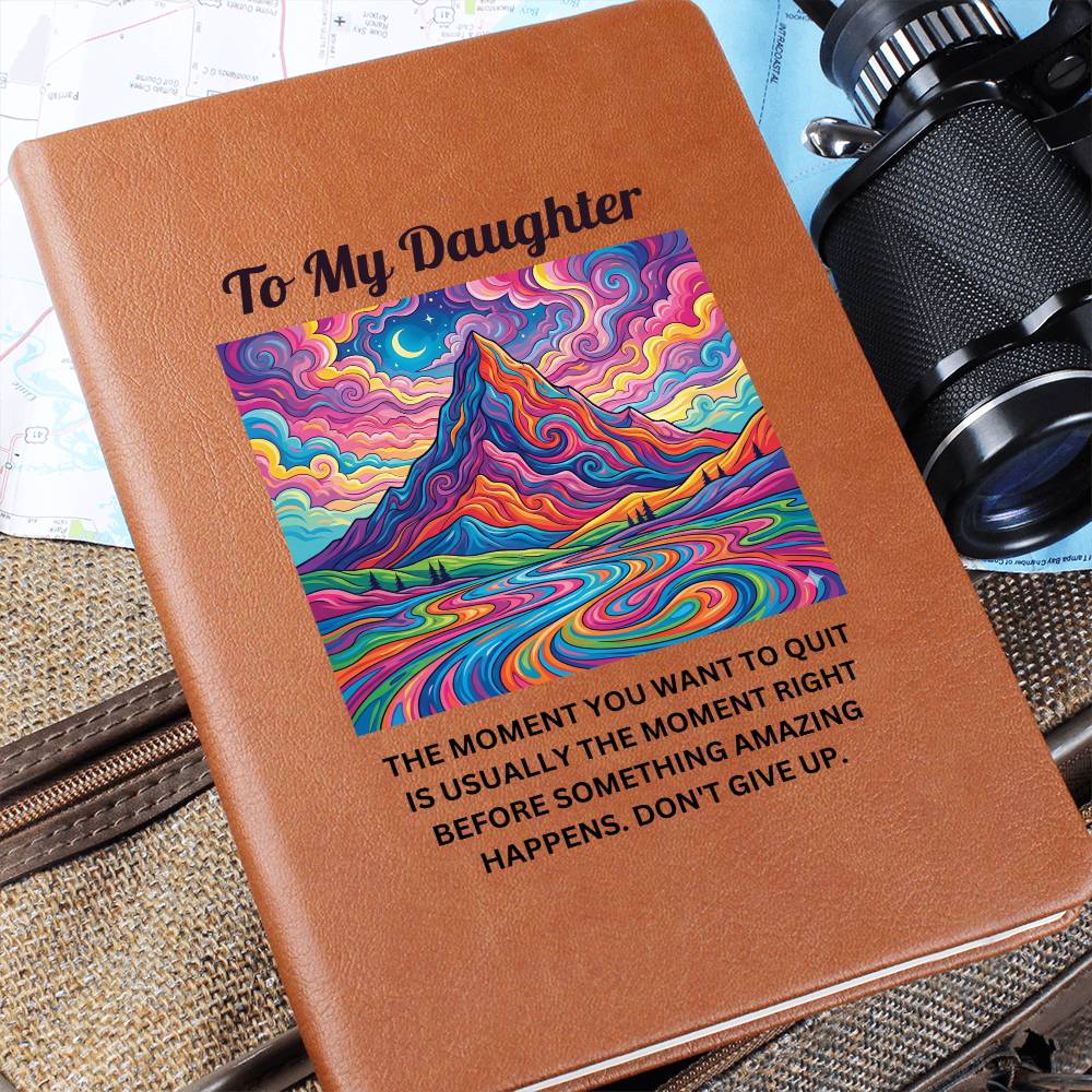 Graphic Journal with Free Gift Wrap-Motivational