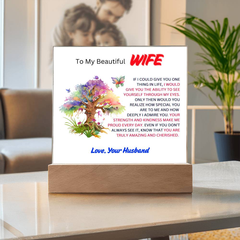 Acrylic Square Plaque