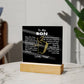 Acrylic Square Plaque-Son Religious-Personalized "From"
