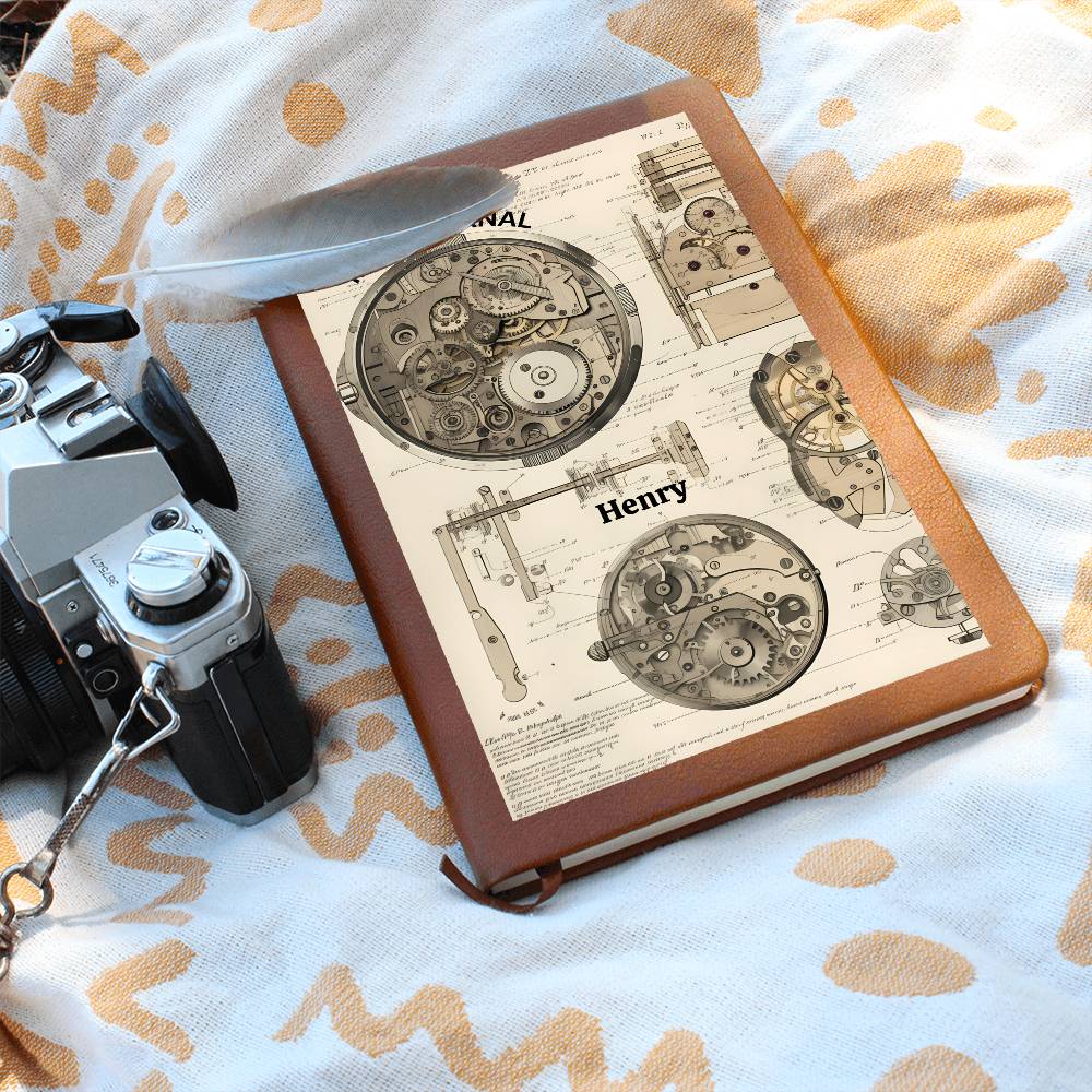 Graphic Leather Journal– Premium Idea Book (32)