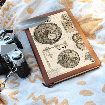 Graphic Leather Journal– Premium Idea Book (32)