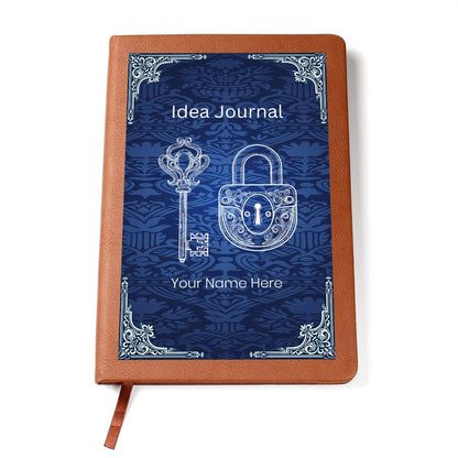 Graphic Leather Personalized Journal for Ideas