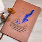 Graphic Leather Journal-Personalized Self Discovery