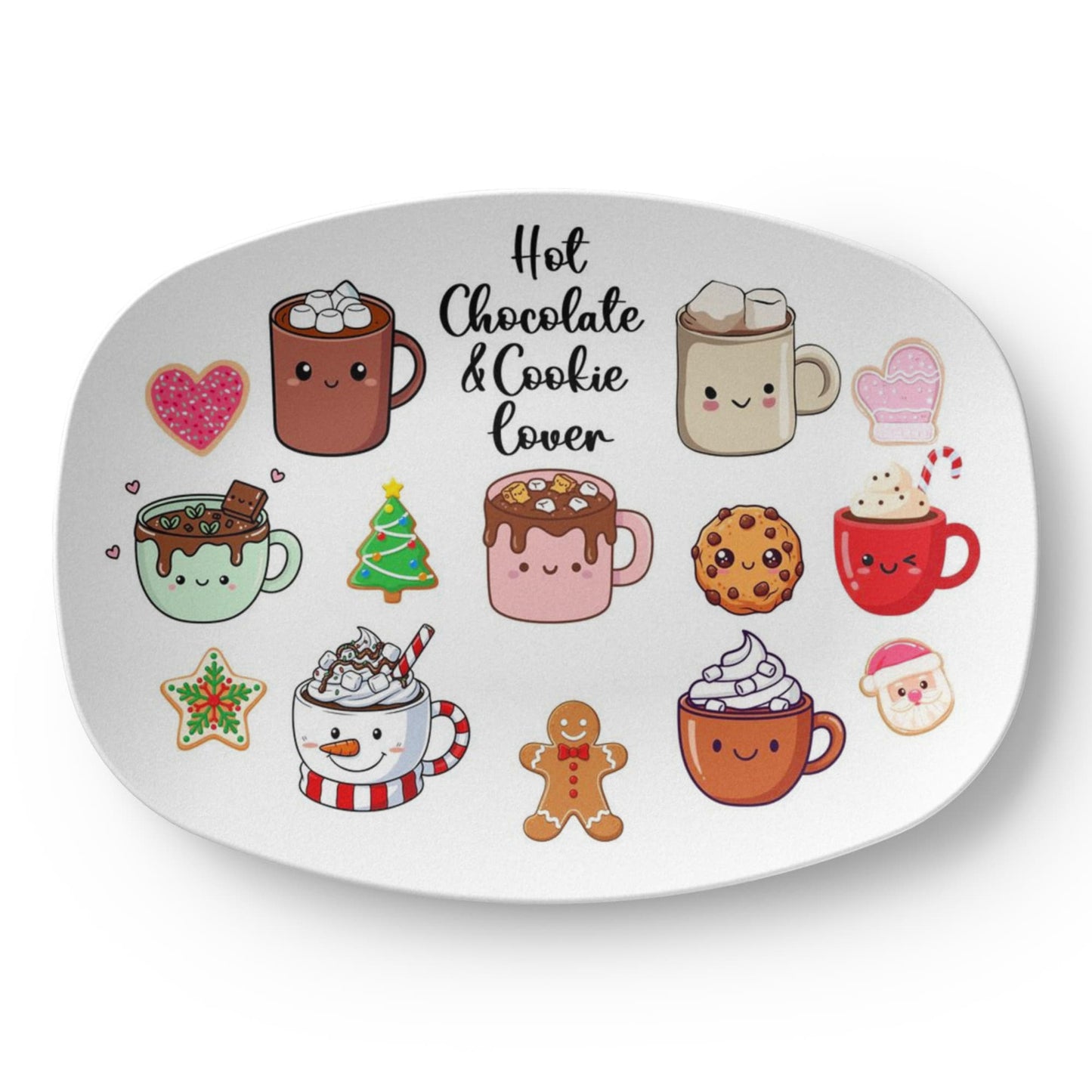 10”x14” Platter-Holiday Cookies for Santa