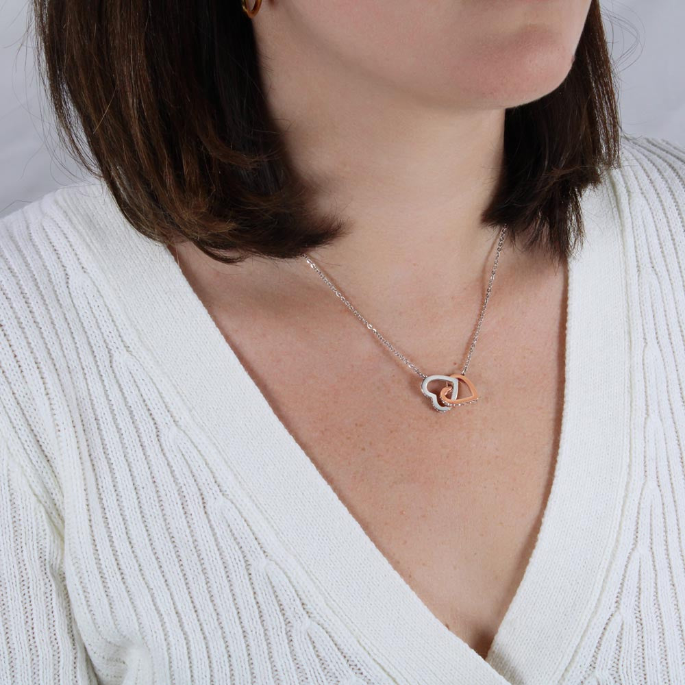 Daughter – Interlocking Heart Necklace  (86)