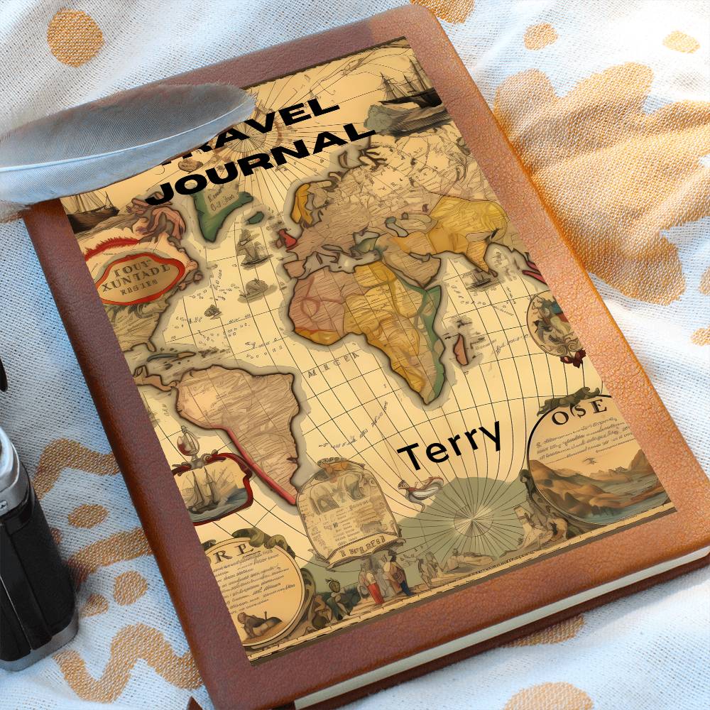 Graphic Leather Journal– Meaningful Gift Journal (31)