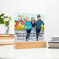 Acrylic Plaque – Personalized Best Friends – Transform Your Photo into Cartoon Style
