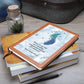Graphic Leather Journal-Personalized Self Discovery-Gentleness