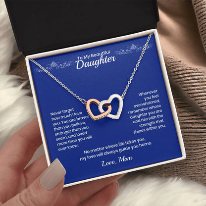 Daughter – Interlocking Heart Necklace (86)