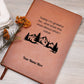 Graphic Leather Journal-Personalized Self Discovery