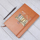 Graphic Leather Journal-Personalized notebook- One Chapter