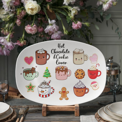 10”x14” Platter-Holiday Cookies for Santa