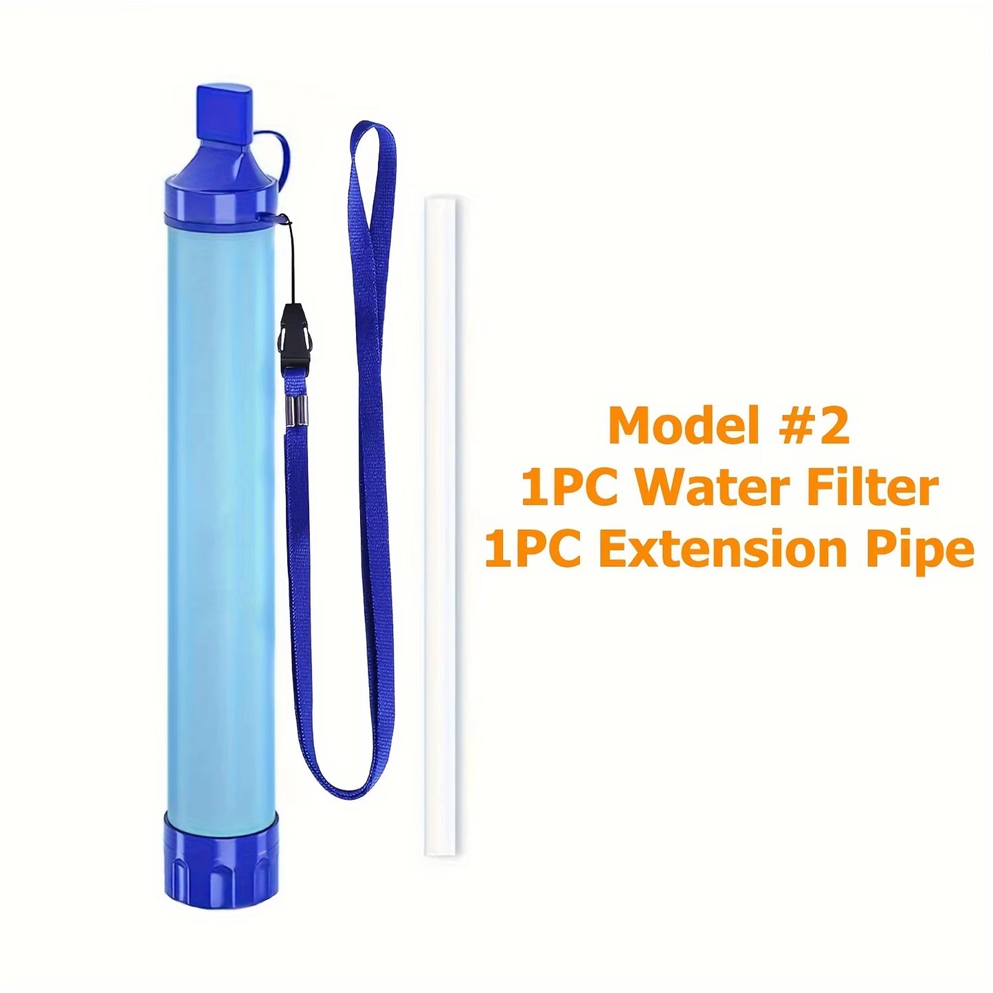 Portable Water Purifier Survival Straw