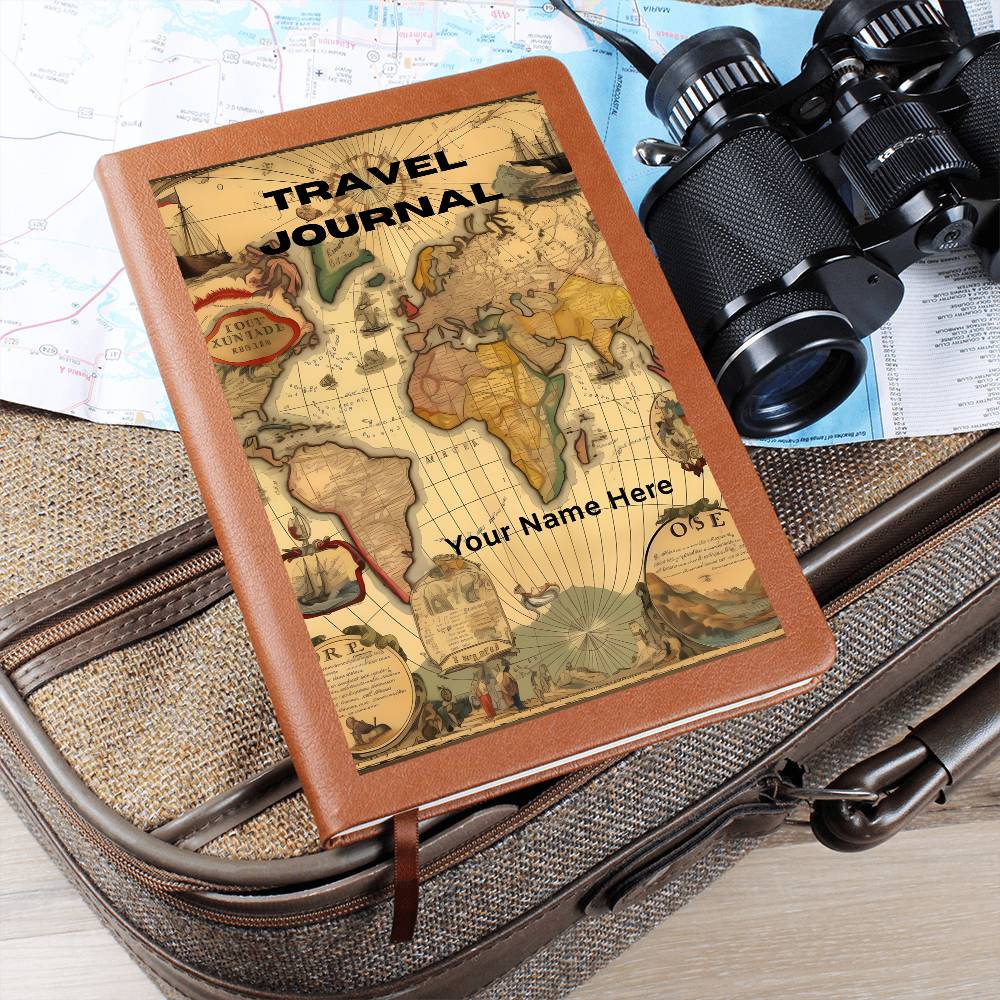 Graphic Leather Journal– Meaningful Gift Journal for him