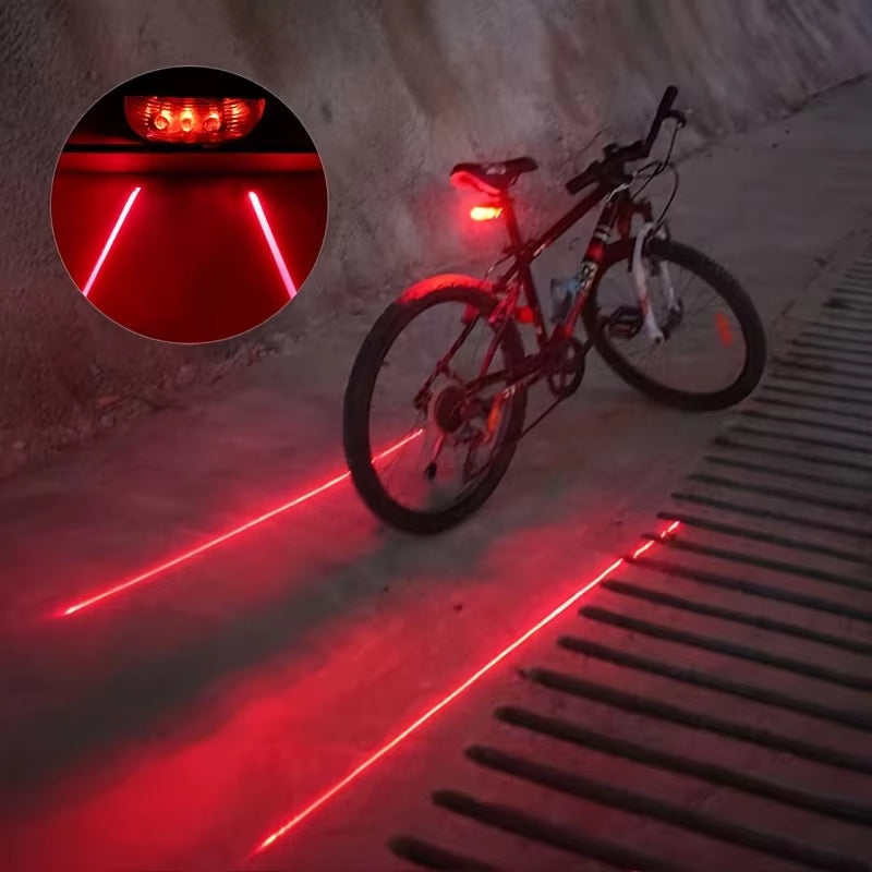 Bicycle 2 Lasers LED Tail Lights 