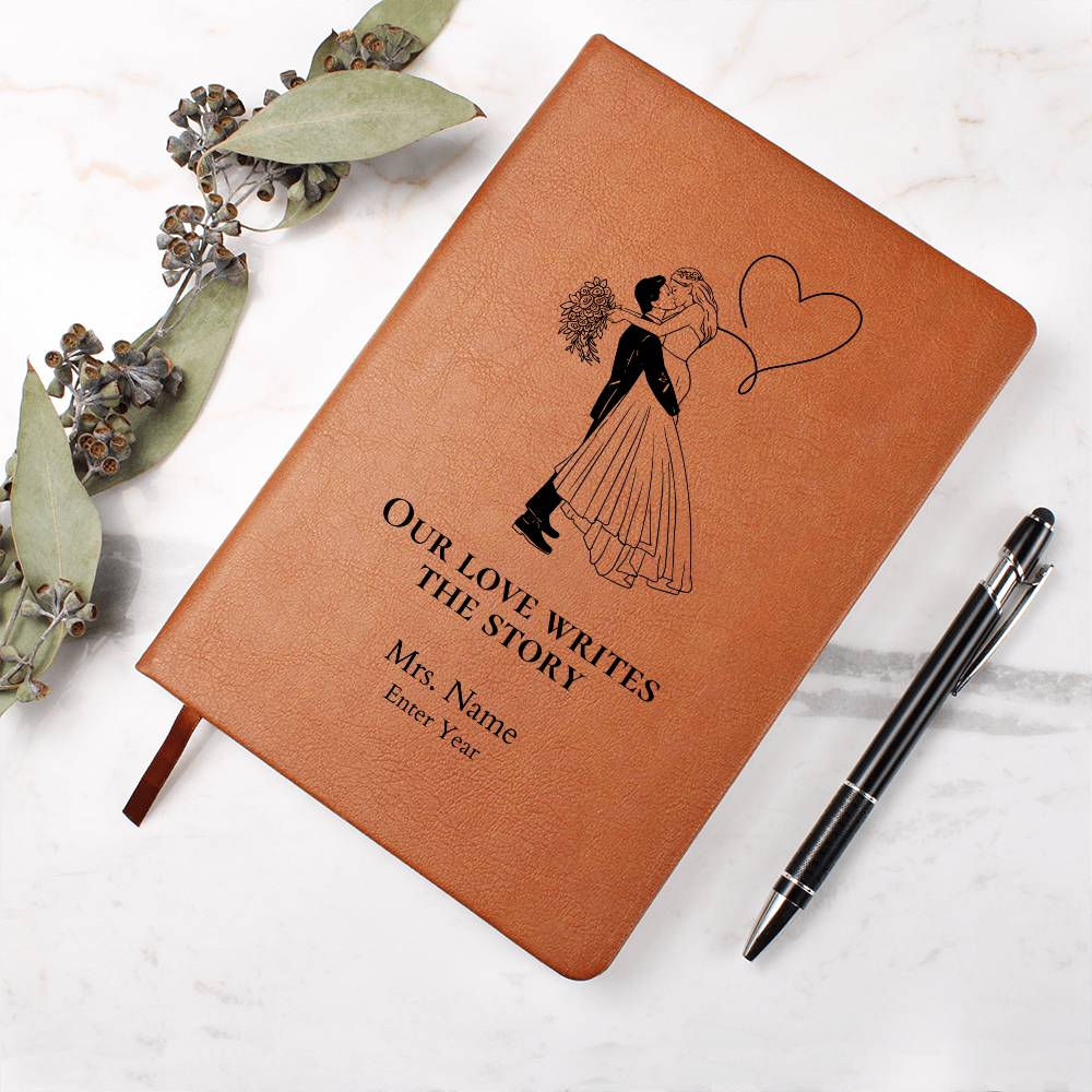 Graphic Journal with Free Gift Wrap-Wedding