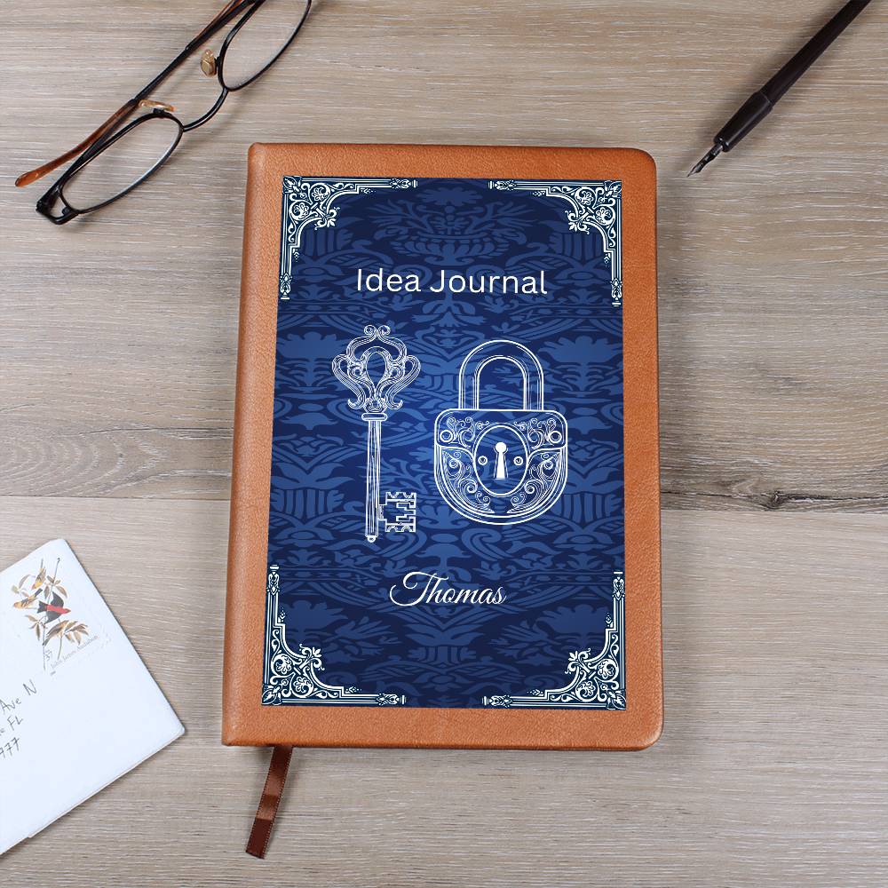 Graphic Leather Journal-Premium Idea Book (33)