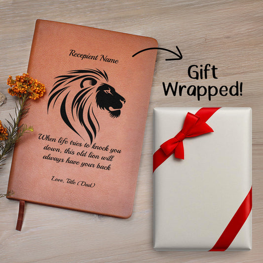 Graphic Journal with Free Gift Wrap-Encouragement notebook
