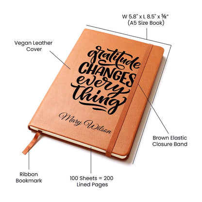 Graphic Leather Journal– Timeless Writing Keepsake (23)