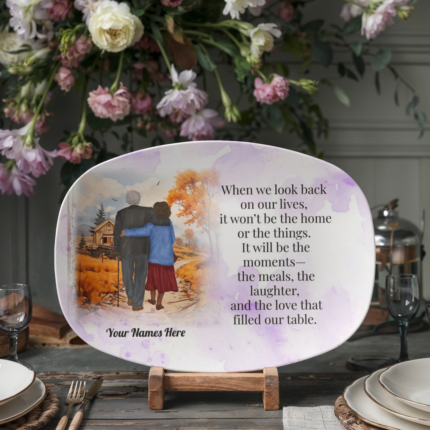 10”x14” Platter-Personalized Names-Special Moments