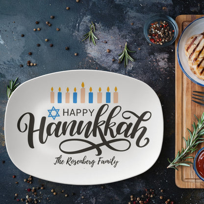 10”x14” Platter-Personalized Hanukkah Holiday