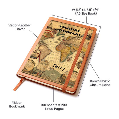 Graphic Leather Journal– Meaningful Gift Journal (31)