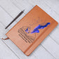 Graphic Leather Journal-Personalized Self Discovery