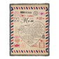 Heirloom Woven Blanket – To Mom – Artwork Gift
