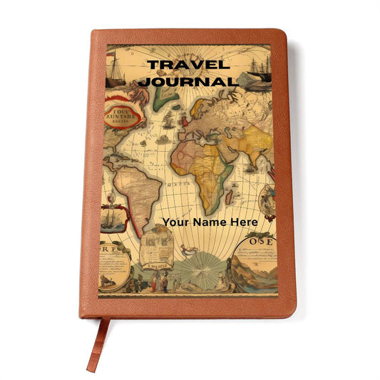 Graphic Leather Journal– Meaningful Gift Journal for him