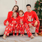 Christmas Family Outfits Matching Pajamas Set Adult Mom Dad Kids Clothes 2 Pieces Suit Baby Romper Xmas Family Look