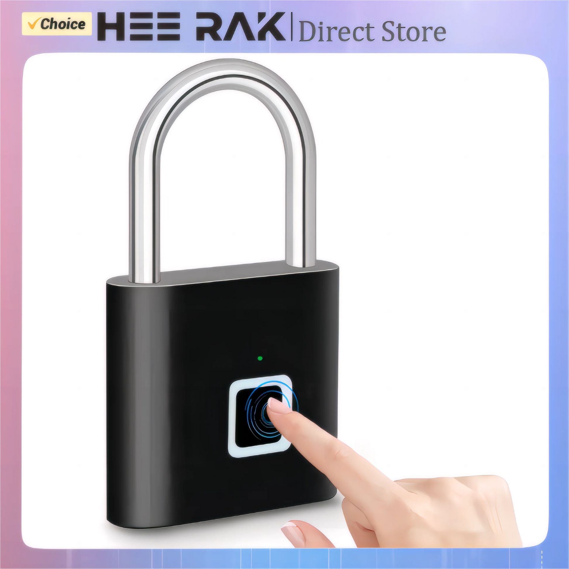 Keyless Smart Fingerprint  Padlock