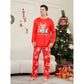 Christmas Family Outfits Matching Pajamas Set Adult Mom Dad Kids Clothes 2 Pieces Suit Baby Romper Xmas Family Look