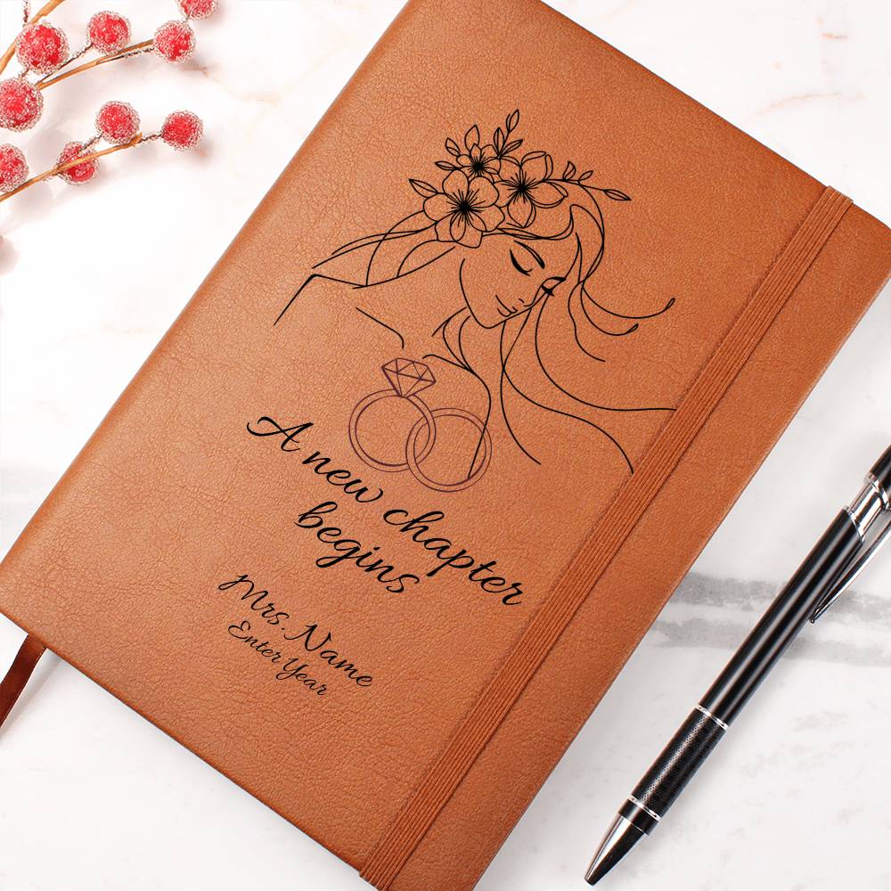 Graphic Journal with Free Gift Wrap-Wedding
