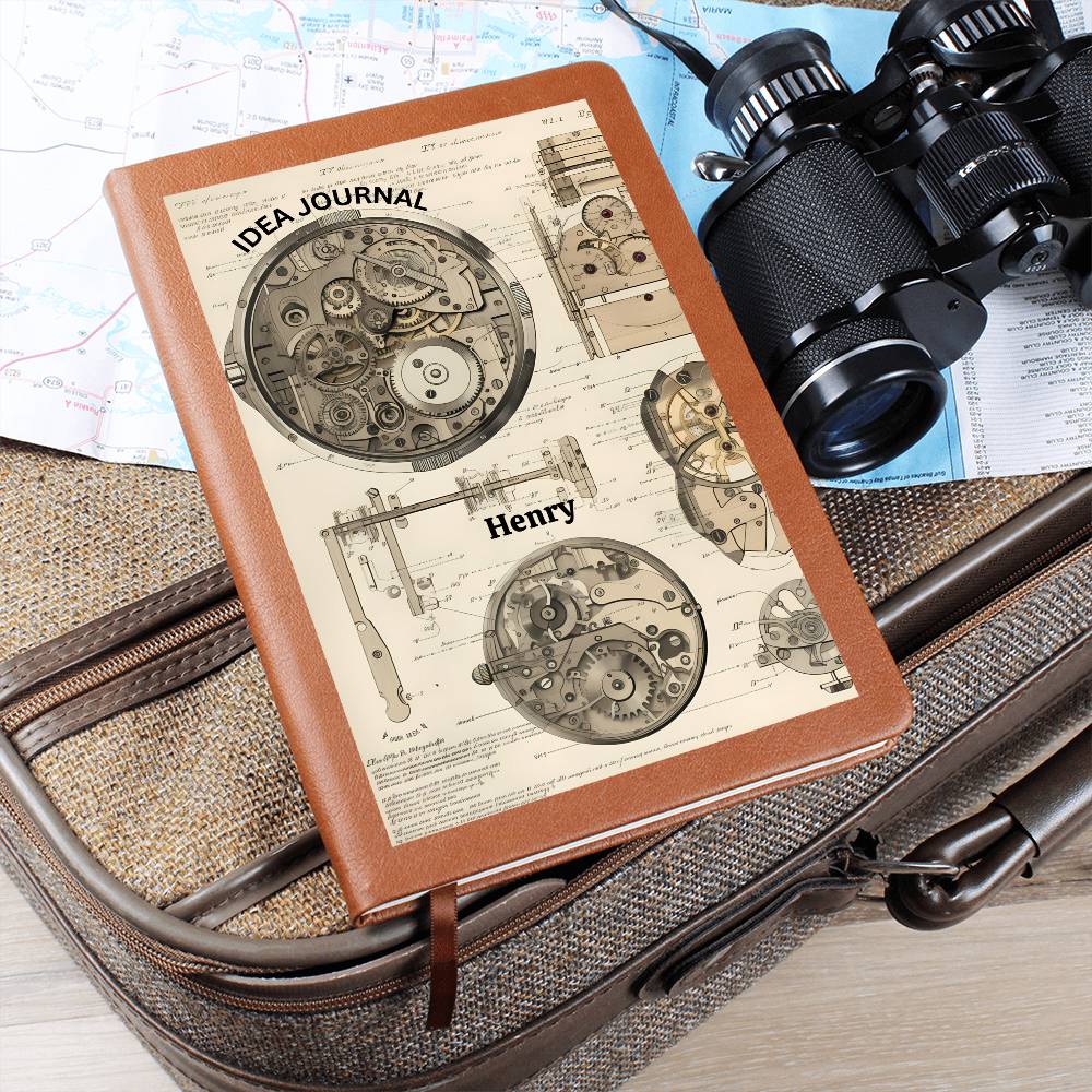 Graphic Leather Journal– Premium Idea Book (32)