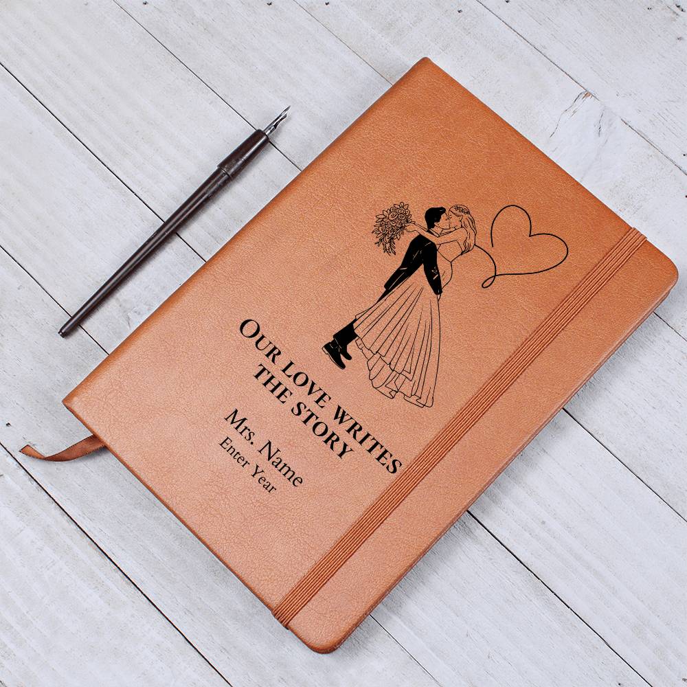 Graphic Journal with Free Gift Wrap-Wedding