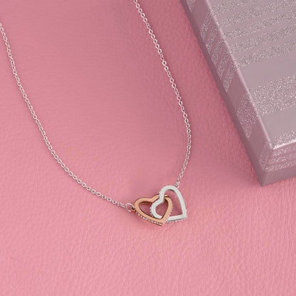 Daughter – Interlocking Heart Necklace  (86)