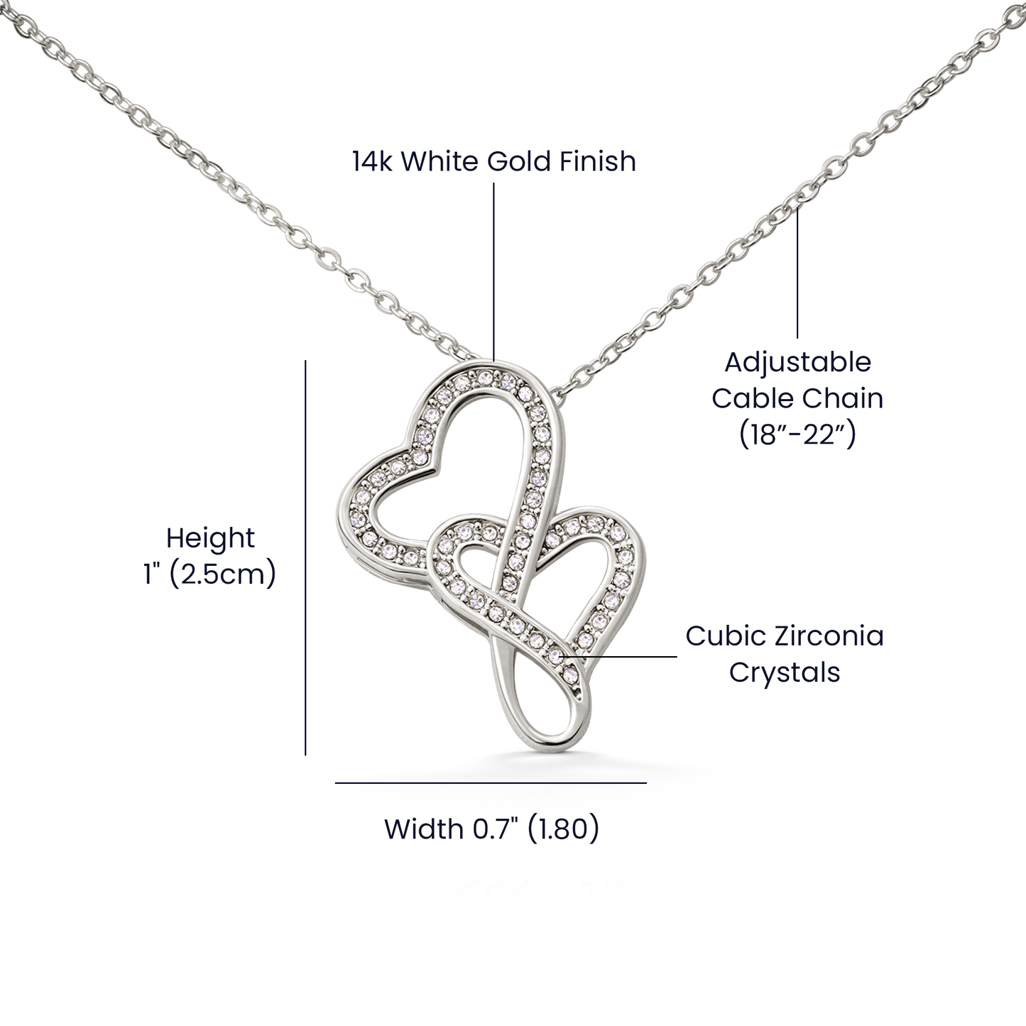 Daughter-Personalized this intertwined hearts symbolize an unbreakable bond between two souls. 83