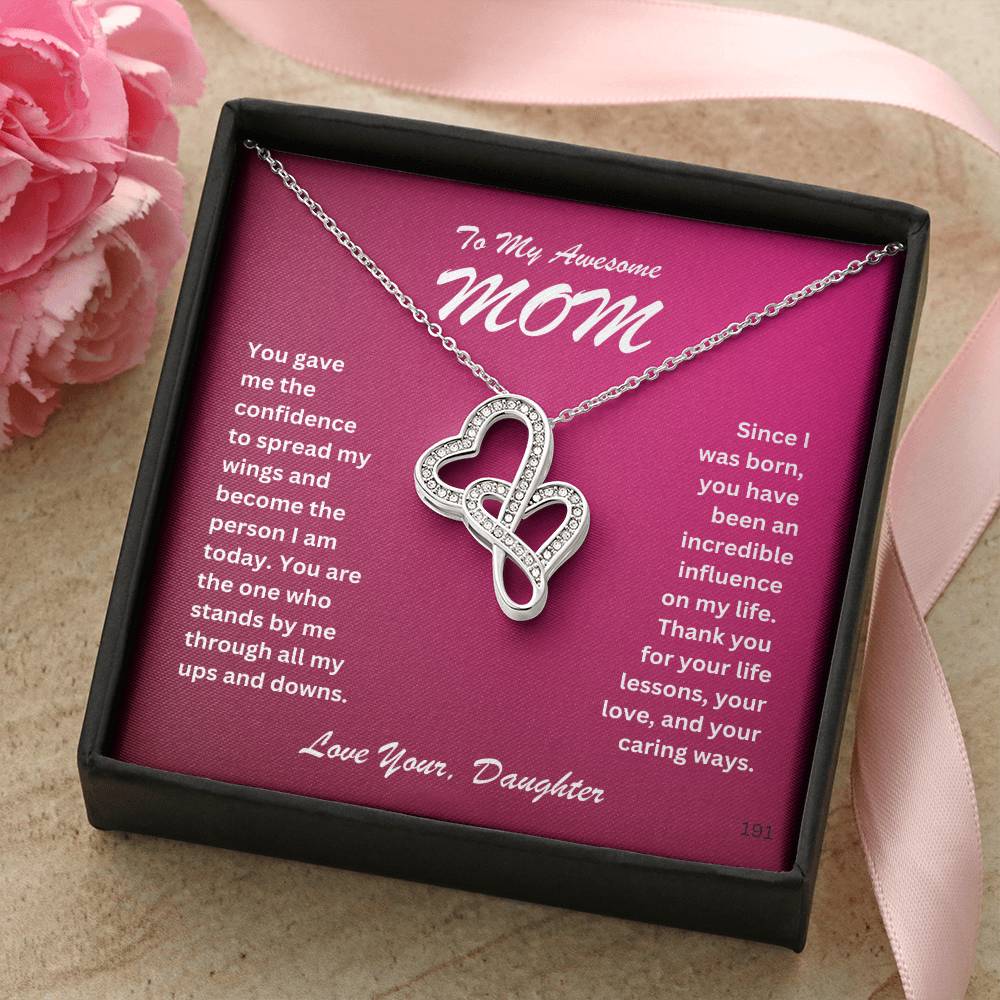 Mom-Picture the joy lighting up your loved one's face when they lay eyes on our stunning Personalized  Heart-to-Heart Pendant Necklace!  191