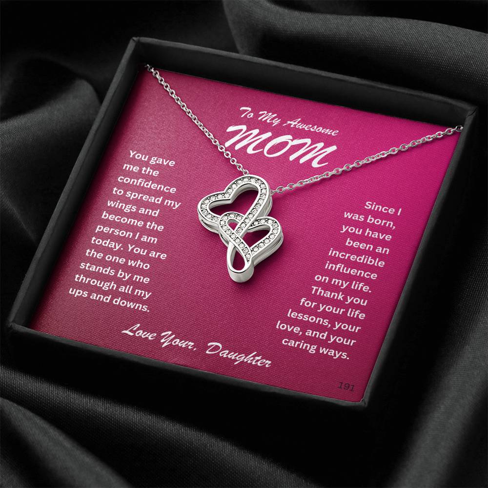 Mom-Picture the joy lighting up your loved one's face when they lay eyes on our stunning Personalized  Heart-to-Heart Pendant Necklace!  191