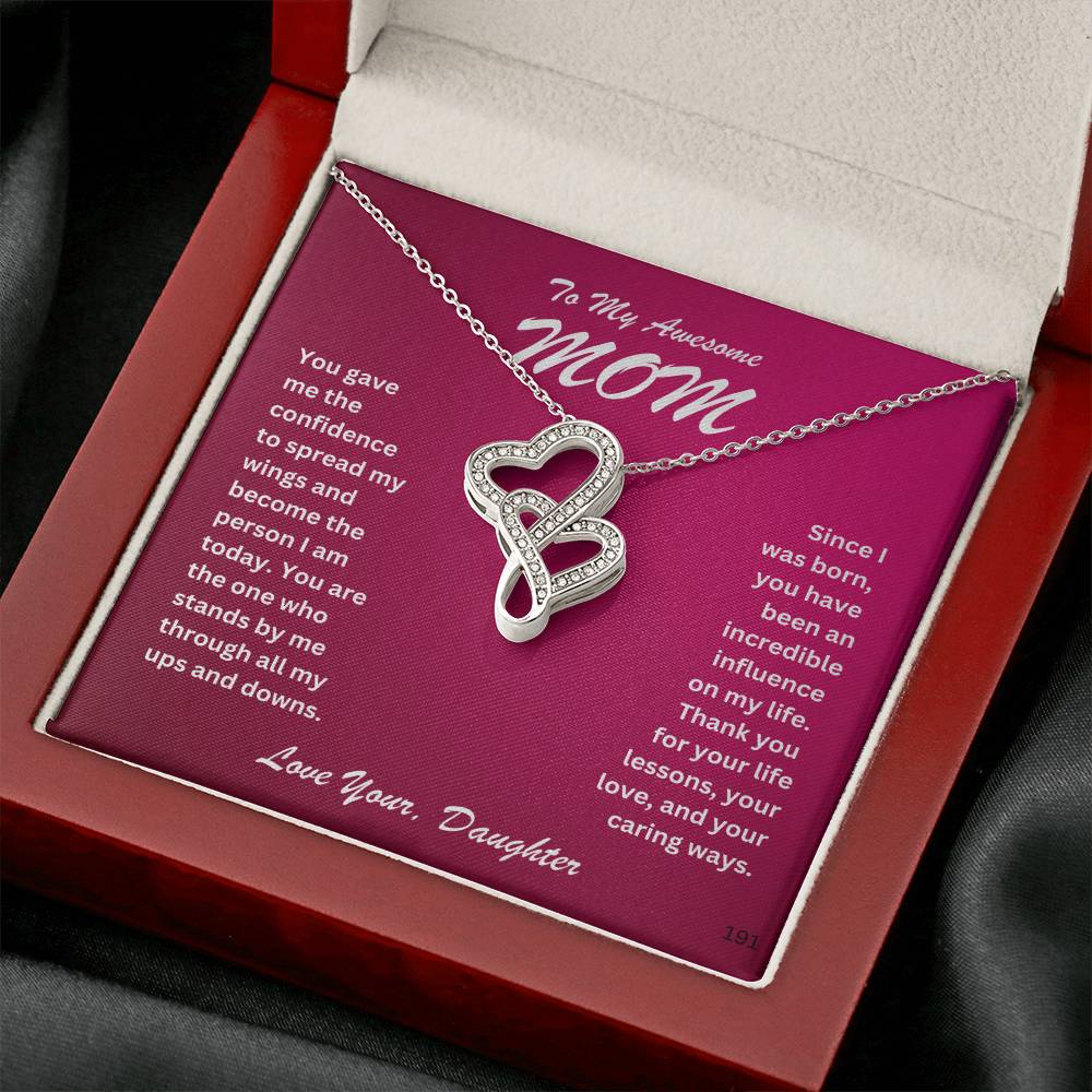 Mom-Picture the joy lighting up your loved one's face when they lay eyes on our stunning Personalized  Heart-to-Heart Pendant Necklace!  191